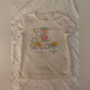 Girls t-shirt | cream color